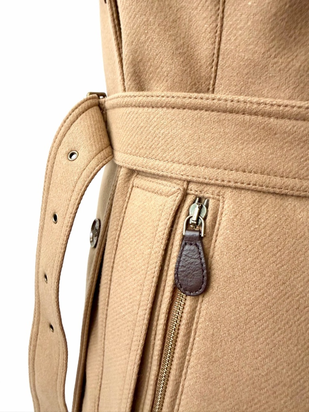 BURBERRY | Camel Wool Daylesmoore Heritage Military Trench Coat Belted US 6 - Picture 10 of 15